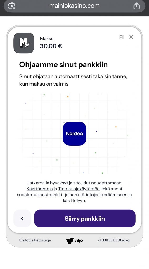 Vahva tunnistautuminen Viljo kasinolla