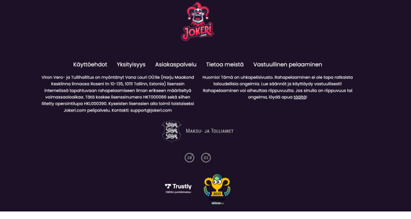 Jokeri Casinon alatunniste