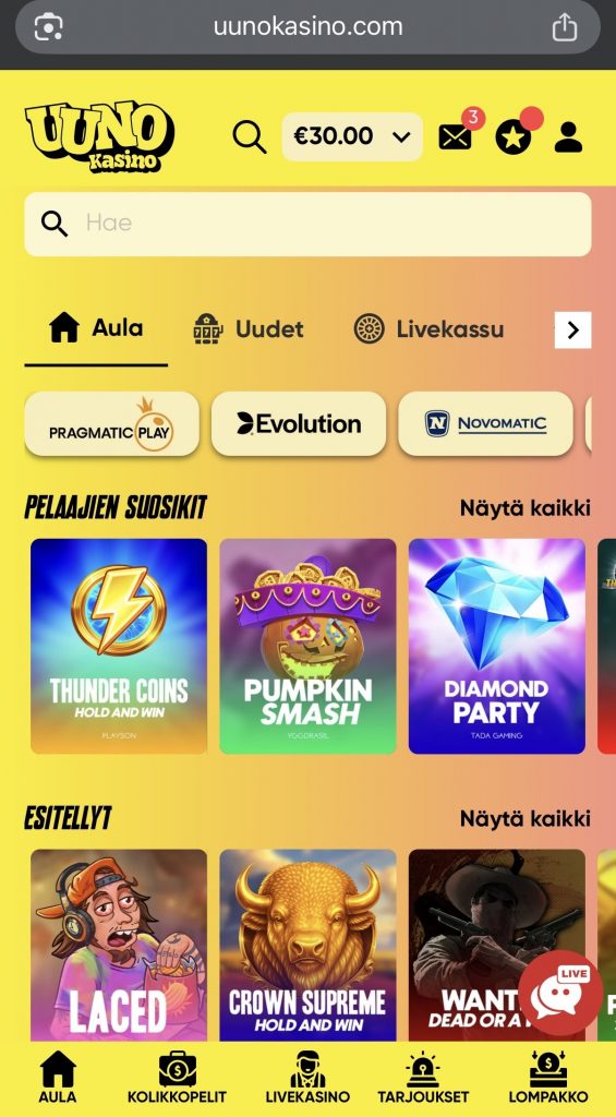 Trumo casino maksu tulee tilille ja pelaamisen voi aloittaa