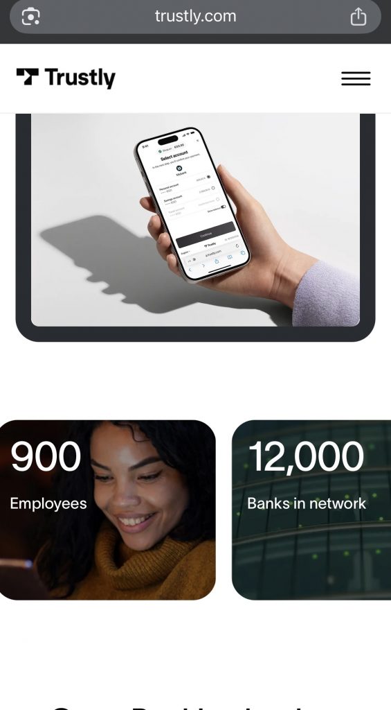 Tietoja Trustly AB:n toiminnasta