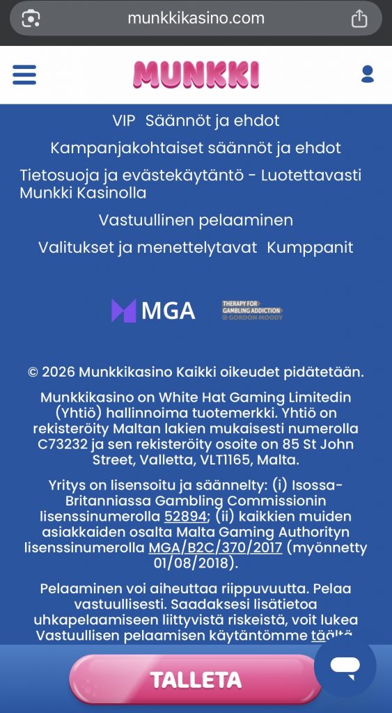 Verovapaat Zimpler kasinot toimivat Maltan tai Viron lisenssillä