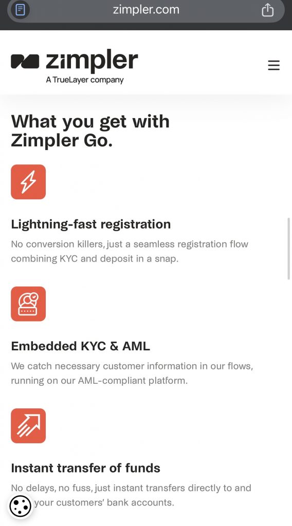 Zimpler GO -innovaatio pankkitunnuksilla pelaamiseen