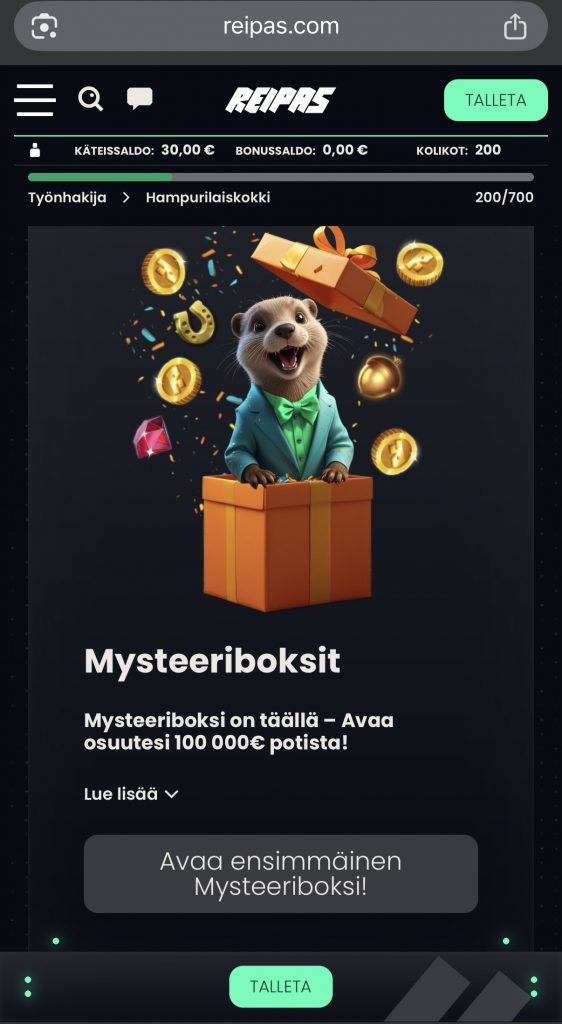 Zimpler kasinon innovatiivinen bonus