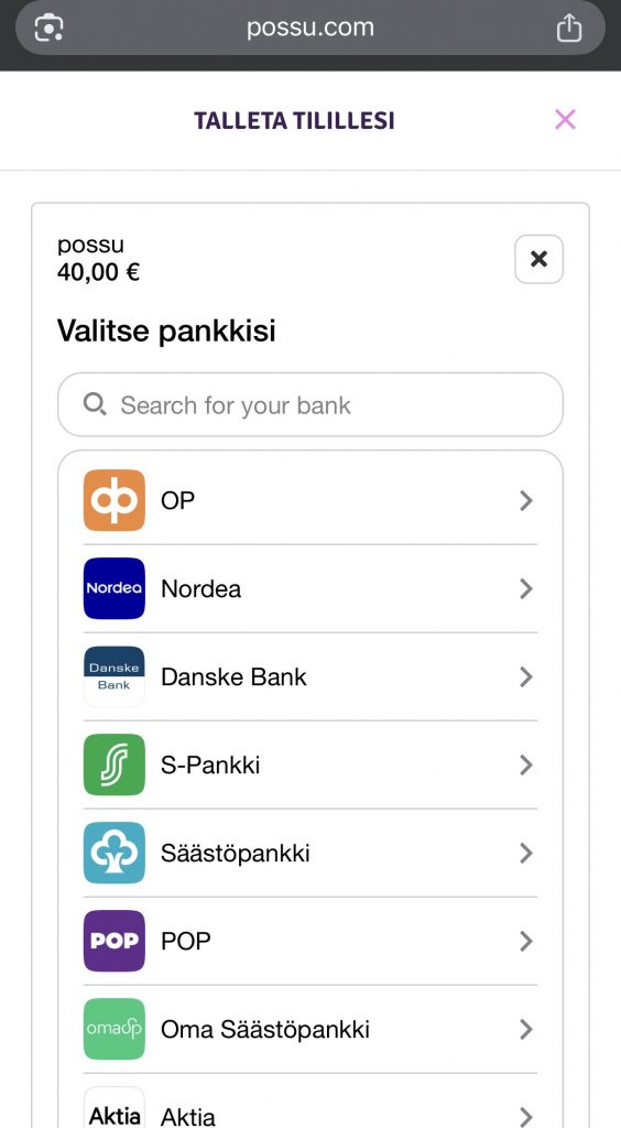 Briten yhteistyöpankit Suomessa