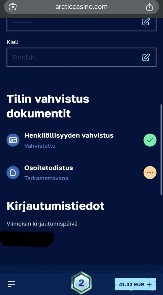 Euteller KYC-prosessi vaatii henkilöllisyyden ja osoitteen vahvistusta