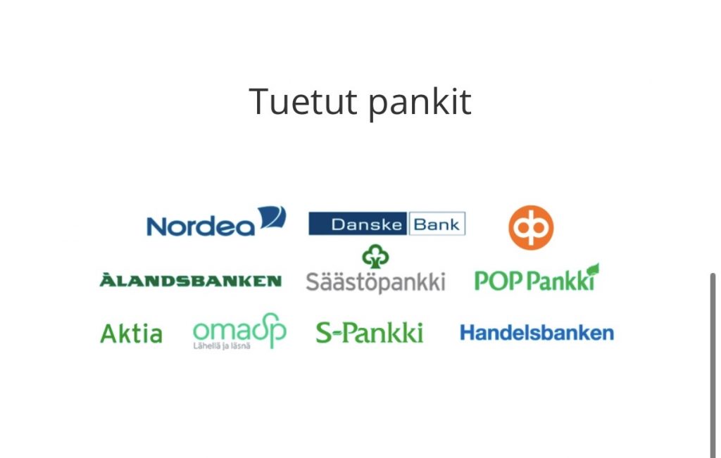 Eutellerin listaamat yhteistyöpankit