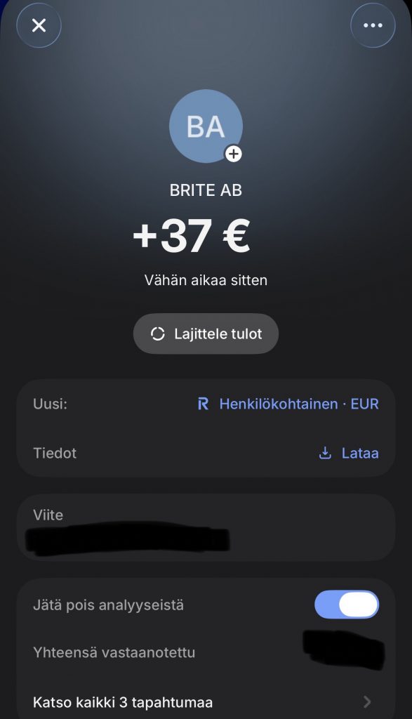 Brite kotiutukset saapuvat perille jopa minuuteissa