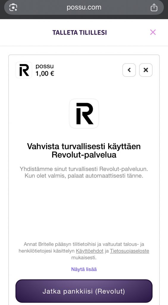 Revolut kasinot tarjoavat nopeat ja helpot talletukset
