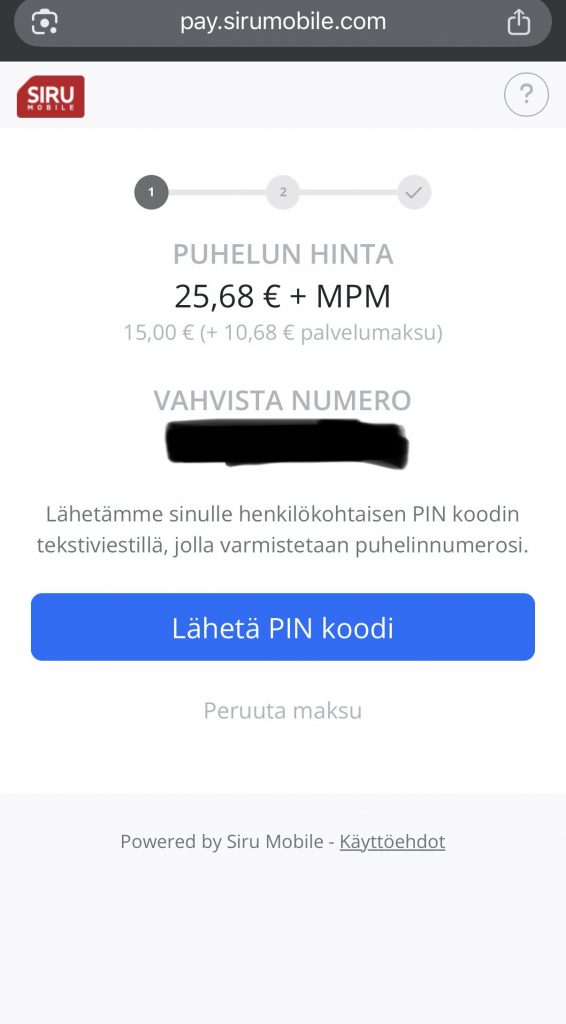 Siru Mobile kasinot tarjoavat nopeat talletukset laskulla